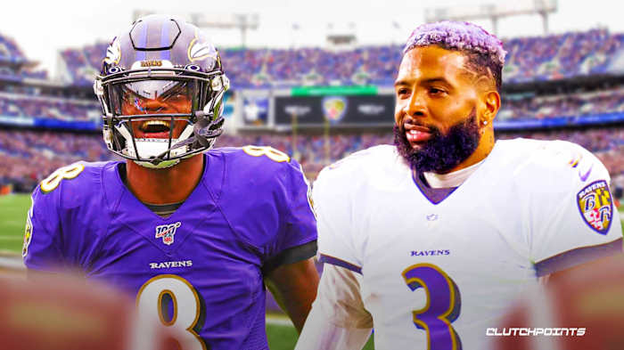 Lamar Jackson and Odell Beckham Jr.